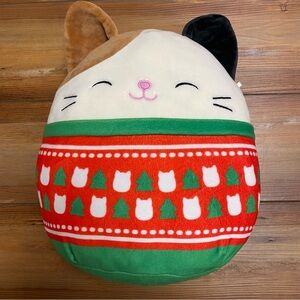Cam the Calico Cat Winter Holiday Squishmallow EUC Christmas Plush Stuffie Gift